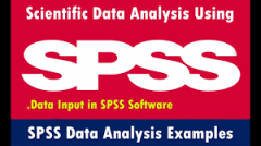 Data Management and Statistical Data Analysis using SPSS Course