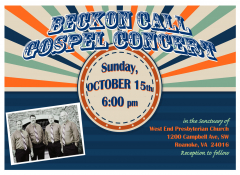 Beckon Call - Gospel Concert at West End Presbyterian Church