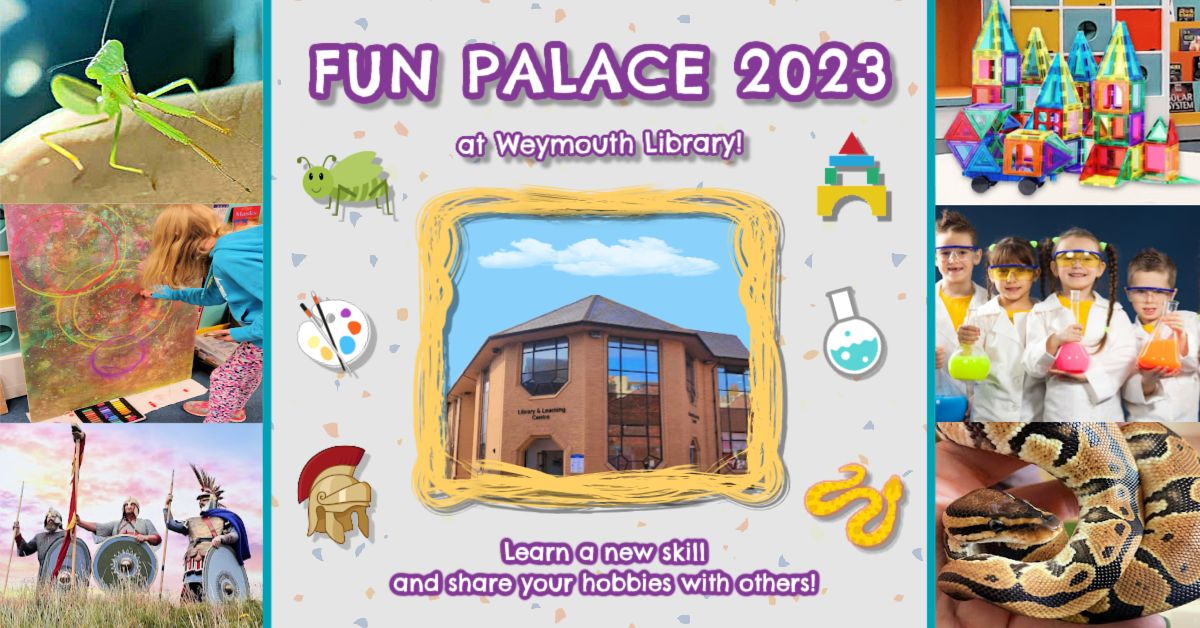 Fun Palace 2023 at Weymouth Library, Weymouth, England, United Kingdom