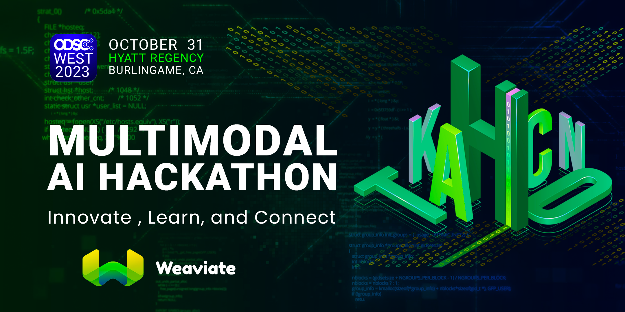 Multimodal AI Hackathon | ODSC West 2023, San Francisco, California, United States