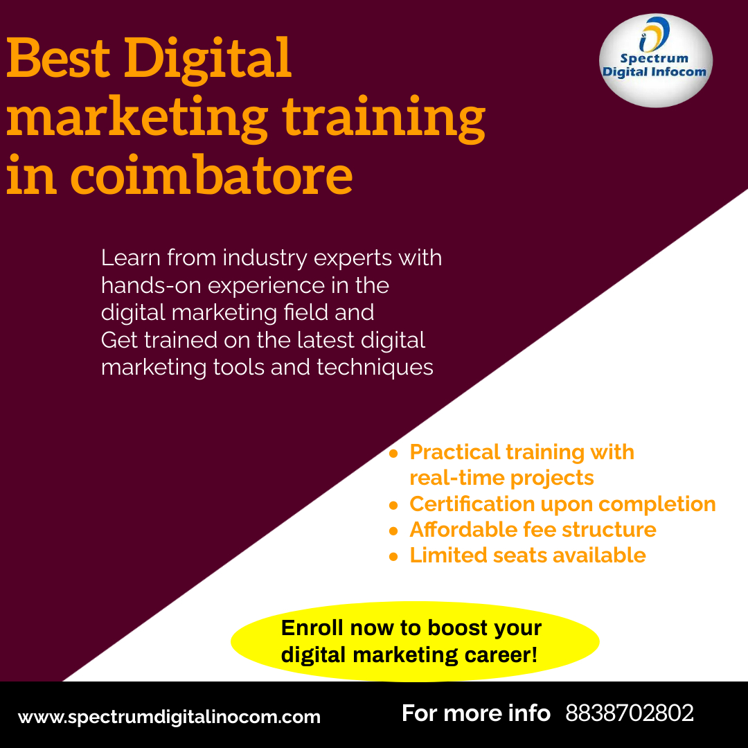 Best digital marketing training in coimbatore, Coimbatore, Tamil Nadu, India