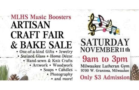 Milwaukee Music Boosters Artisan Craft Fair and Bake Sale, Milwaukee, Wisconsin, United States