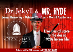 1920s Horror Film Dr. Jekyll and Mr. Hyde with LIVE Organ Improv