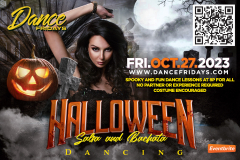 Salsa and Bachata Dance Halloween Bash at Dance Fridays - Dancing, Dance Lessons and Spooky Fun