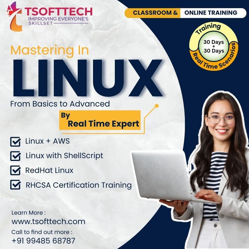 Attend a Free Demo On Linux By Tsofttech, Online Event