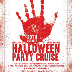 NYC Latin and House Sunset Halloween Jewel Yacht Party Cruise 2023