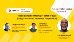 Test Automation Meetup by ZappleTech