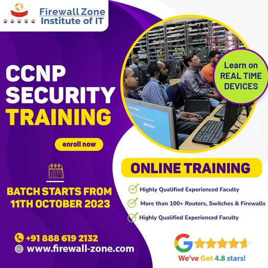 CCNP is a professional-level certification at Firewall-zone Institute of IT, Online Event