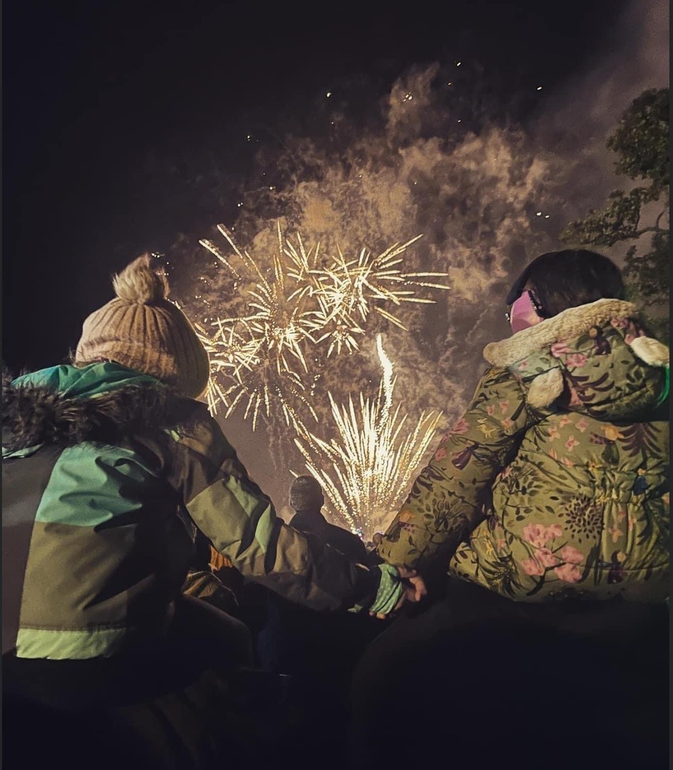Christian Malford Bonfire and Fireworks Display, Chippenham, England, United Kingdom
