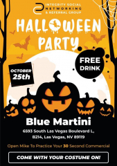 Halloween Networking Event With a FREE DRINK