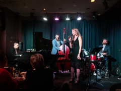 Jazz and traditional pop vocalist Angela Verbrugge at Vancouver's top jazz club, NYC pianist to join