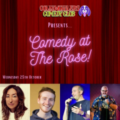 Comedy @ The Rose Pub Fulham Includes Comedy Show and Pre show Burger and Chips : Shazia Mirza and more