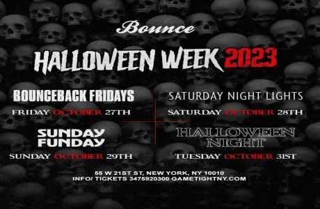 Bounce NYC Halloween Parties 2023, New York, United States
