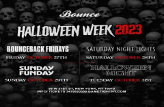 Bounce NYC Halloween Parties 2023