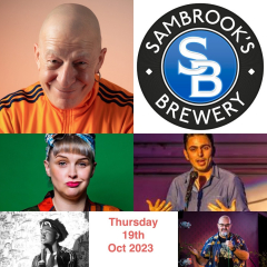 Sambrooks Brewery Comedy Wandsworth : Jeff Innocent , Dimitri Bakanov, Ibs Sessay and more...