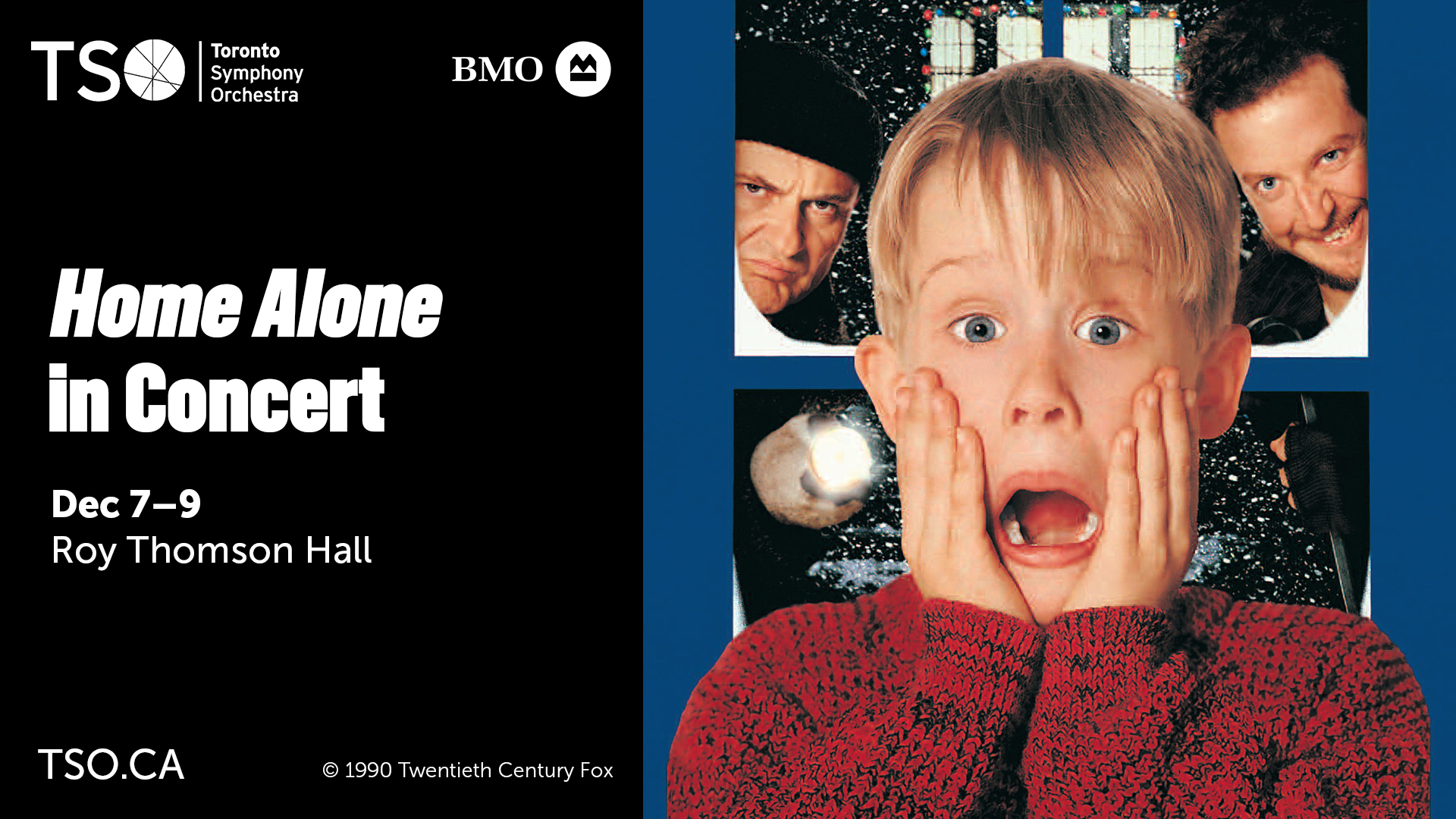 Home Alone in Concert with your Toronto Symphony Orchestra, December 7-9, Toronto, Ontario, Canada