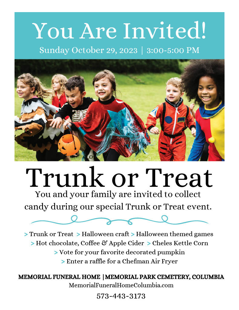 Trunk Or Treat at Memorial Park Cemetery, Columbia, Missouri, United States