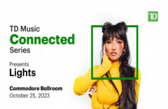 TD Music Connected Series presents Lights at The Commodore Ballroom! Free Show on October 25th, 2023