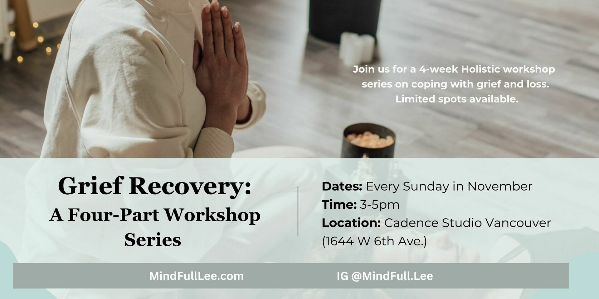 Grief Recovery: A Four-Part Workshop Series, Vancouver, British Columbia, Canada