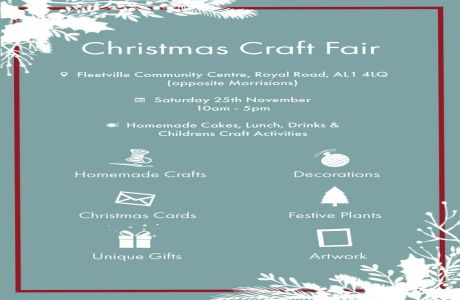 Christmas Craft Fair, St Albans, England, United Kingdom