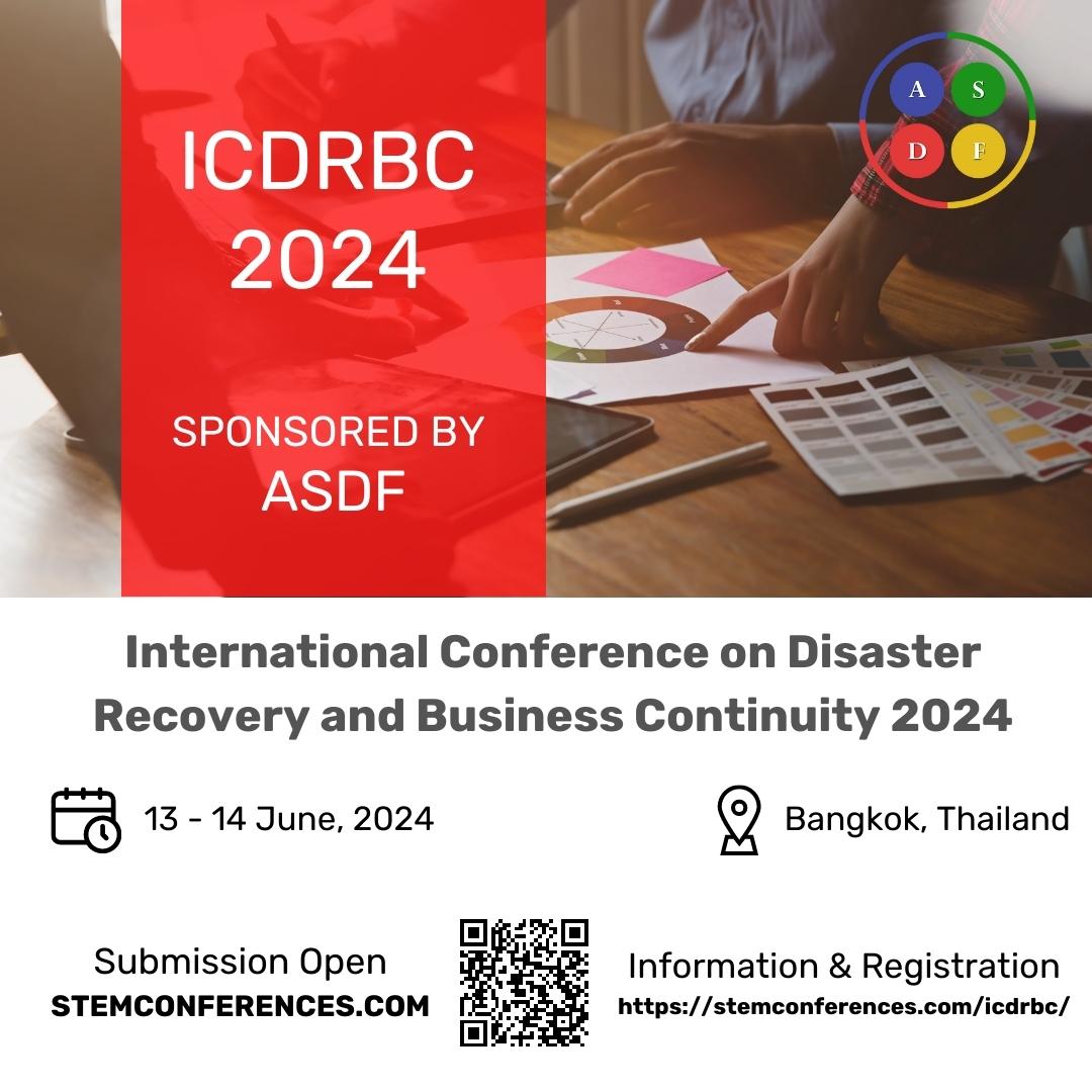 International Conference on Disaster Recovery and Business Continuity 2024, Online Event