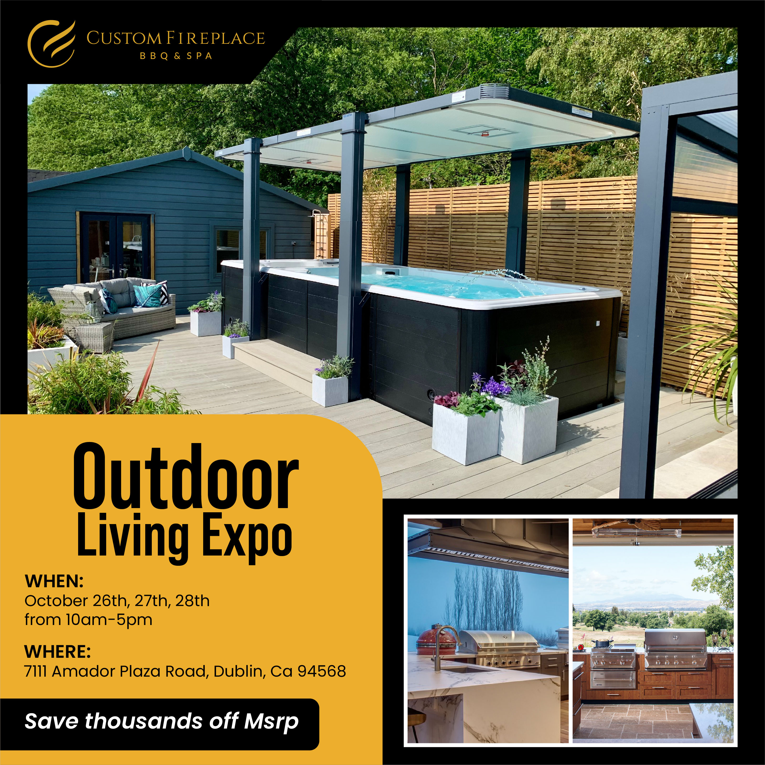 Outdoor Living EXPO, Hot Tubs - Swim Spas - Grills, Alameda, California, United States