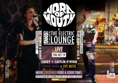Word Of Mouth x The Electric Lounge with Elio Jeane (Live) and Cecil B (Live) + More