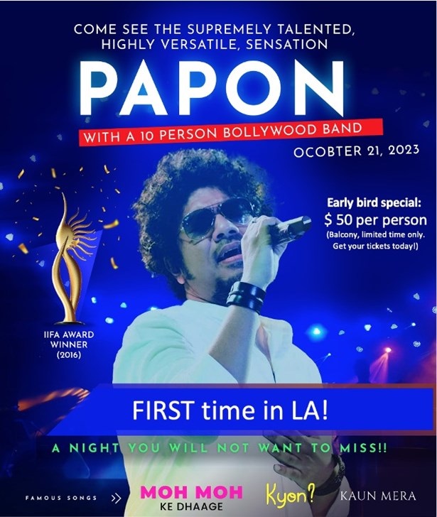 Papon live in concert, Monterey, California, United States