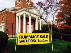 Annual Rummage Sale at Wellesley Village Church - Nov 4th 9am-1pm