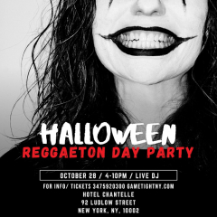 Hotel Chantelle Reggaeton Halloween Day Party 2023