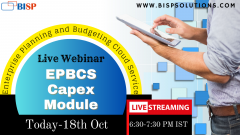 Live webinar of EPBCS Capex Module | @bispsolutions  | Configuring Capital