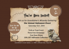Grandfather's Wizardly Gathering: Our Annual Halloween Event