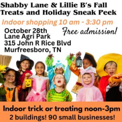 Shabby Lane Fall Treats and Holiday Sneak Peek October 28th