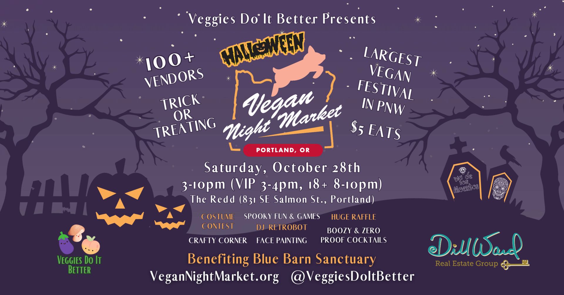 Halloween Vegan Night Market, Portland, Oregon, United States