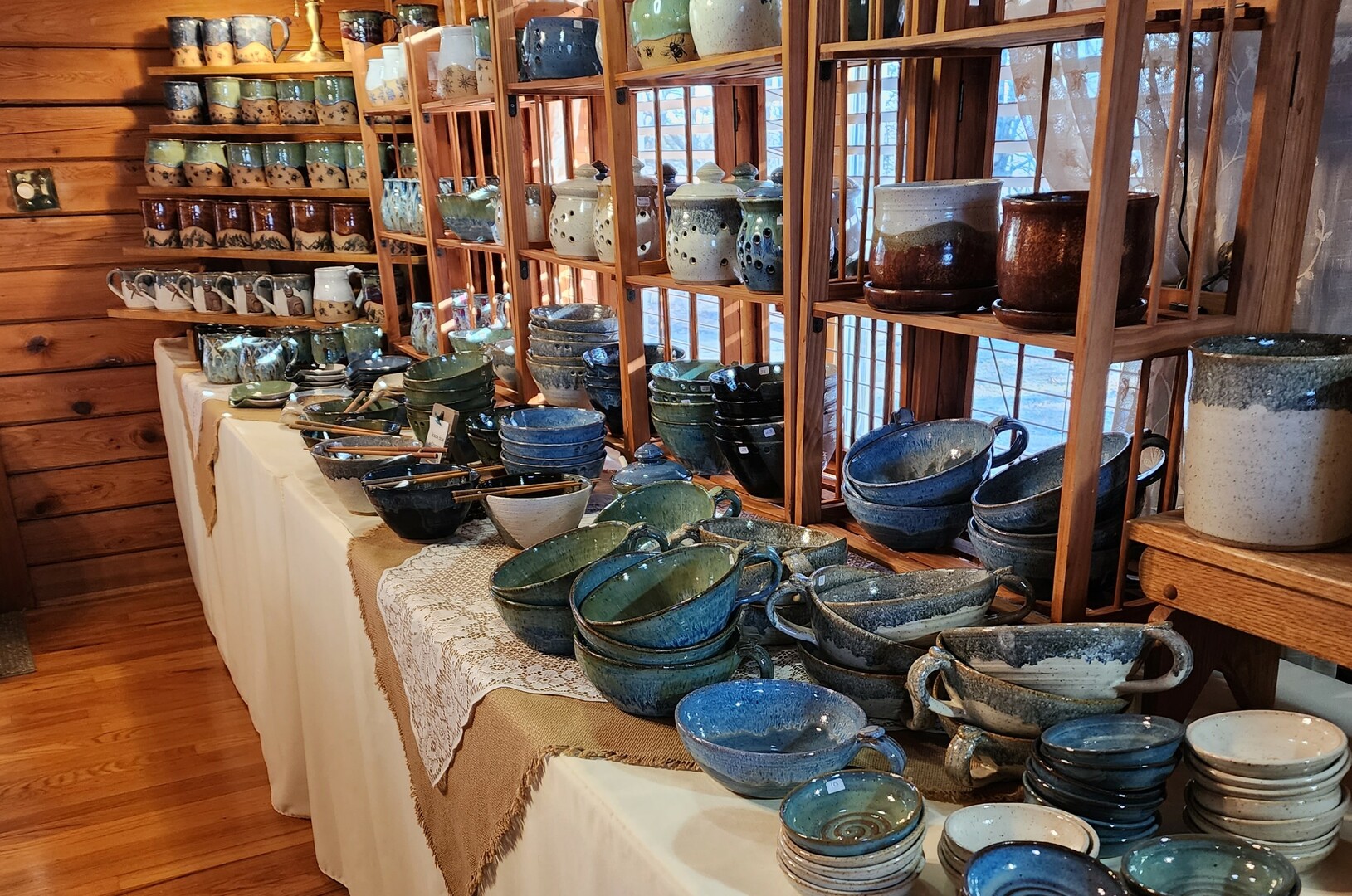 Christmas Open House at Blue Goose Pottery, Hedgesville, West Virginia, United States