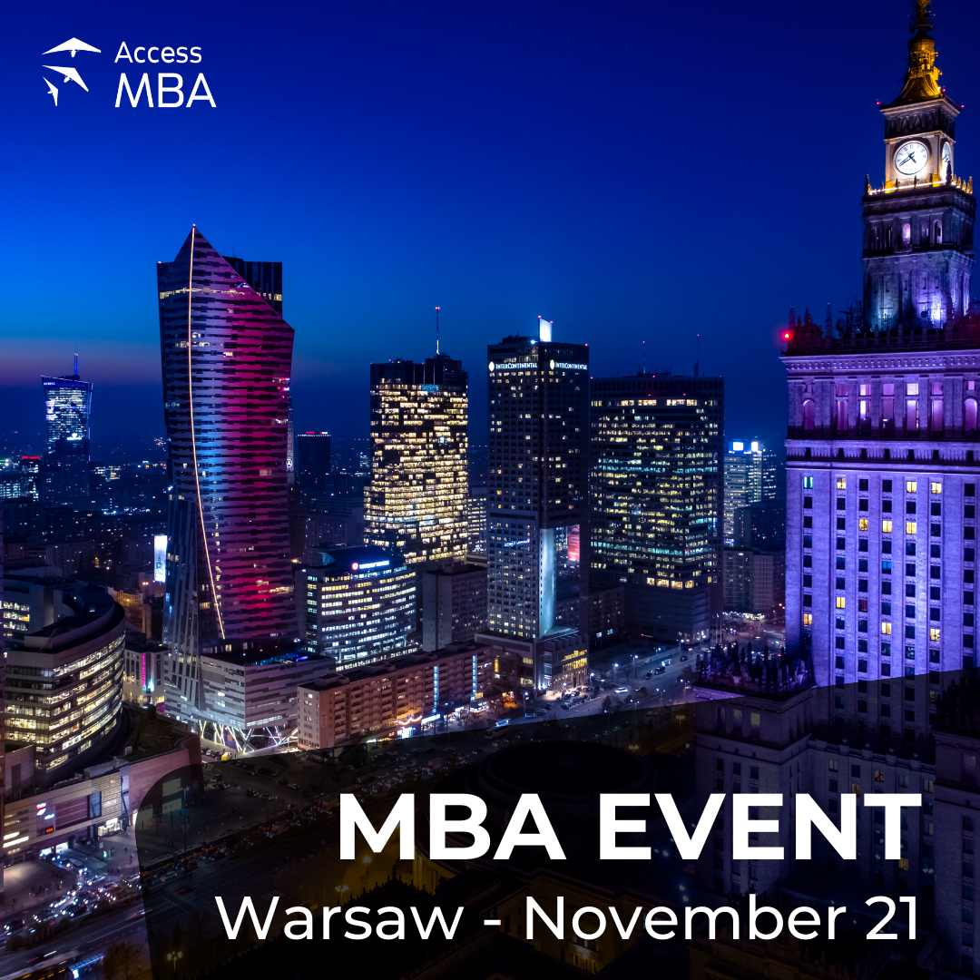 THINK GLOBAL. ACT LOCAL WITH AN MBA! DISCOVER YOUR MBA OPPORTUNITIES IN PERSON ON 21 NOVEMBER, Warsaw, Mazowieckie, Poland