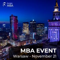 THINK GLOBAL. ACT LOCAL WITH AN MBA! DISCOVER YOUR MBA OPPORTUNITIES IN PERSON ON 21 NOVEMBER