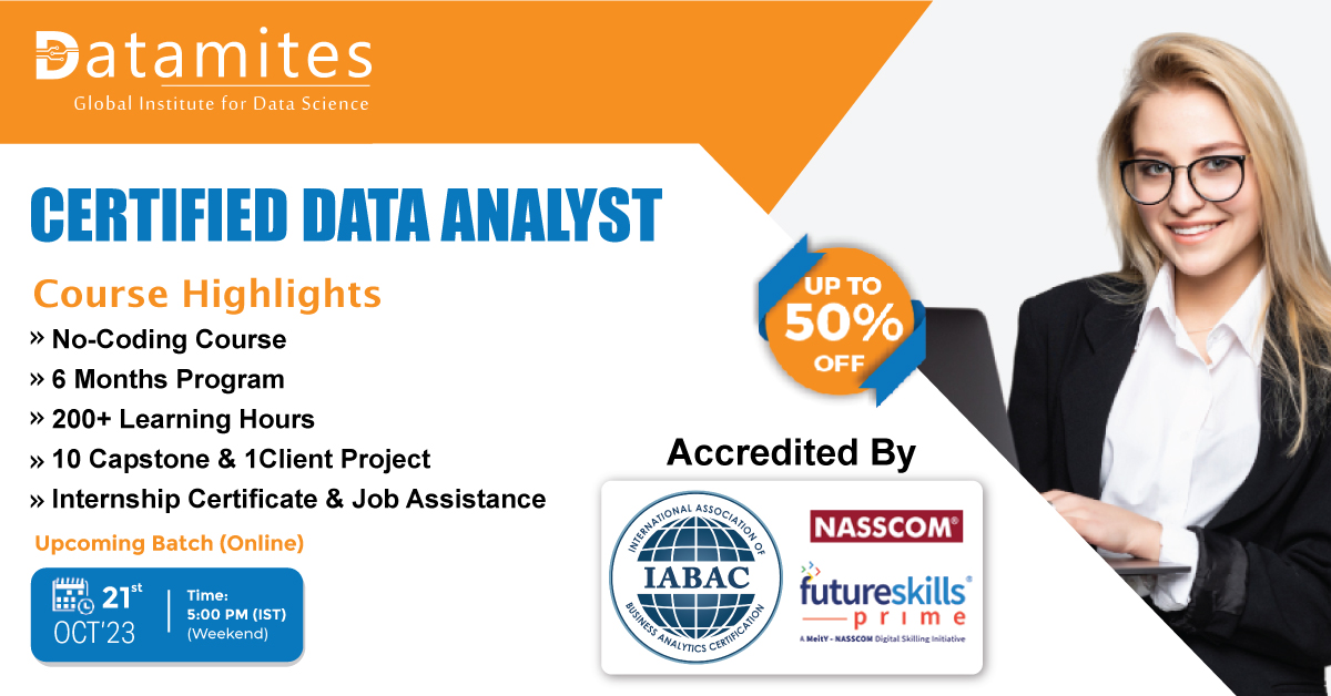 Certified Data Analyst Training in Chennai, Online Event
