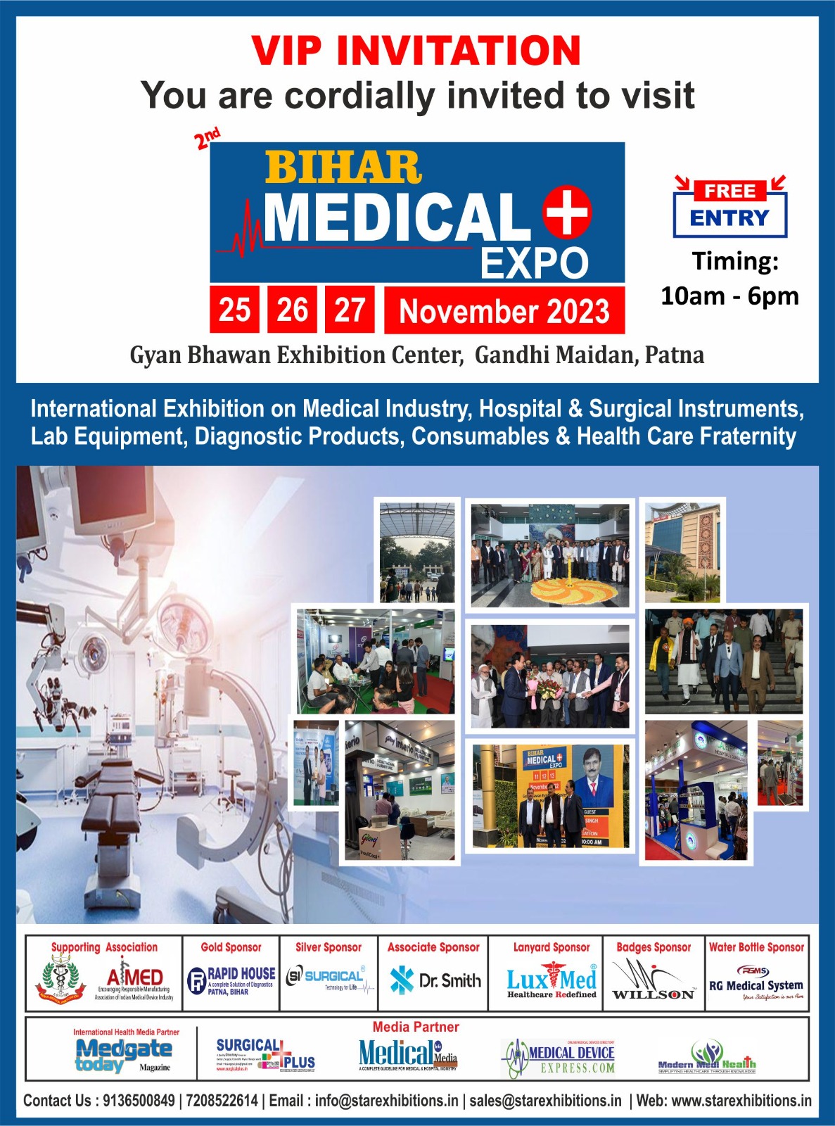 Bihar Medical Expo 2023, Patna, Bihar, India