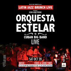 Latin Jazz Brunch Live with Orquesta Estelar Cuban Big Band (Live) Rooftop Especial