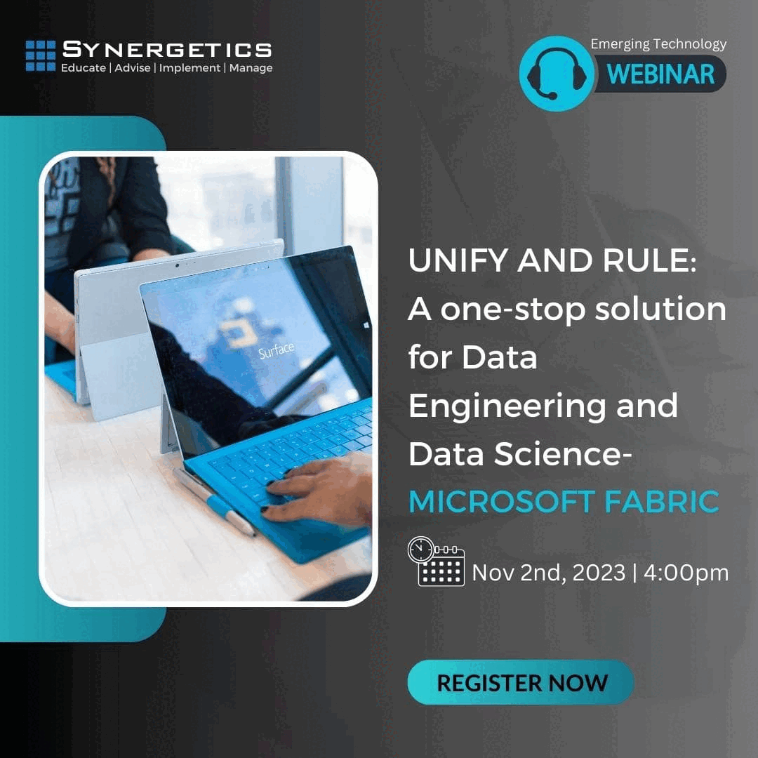 ETT webinar on Unify and Rule: A one-stop solution for Data Engineering and Data Science-Microsoft Fabric   , Online Event