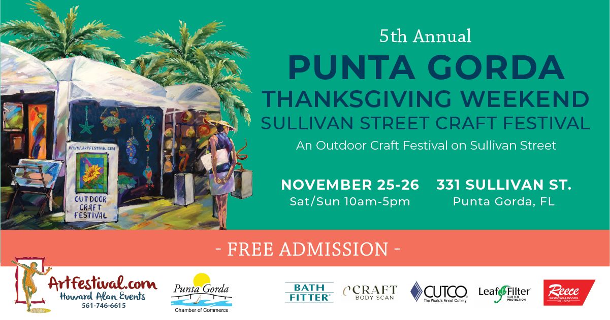 5th Annual Punta Gorda Thanksgiving Weekend Sullivan Street Craft Festival, Punta Gorda, Florida, United States