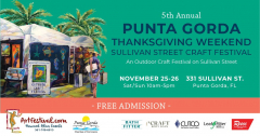 5th Annual Punta Gorda Thanksgiving Weekend Sullivan Street Craft Festival
