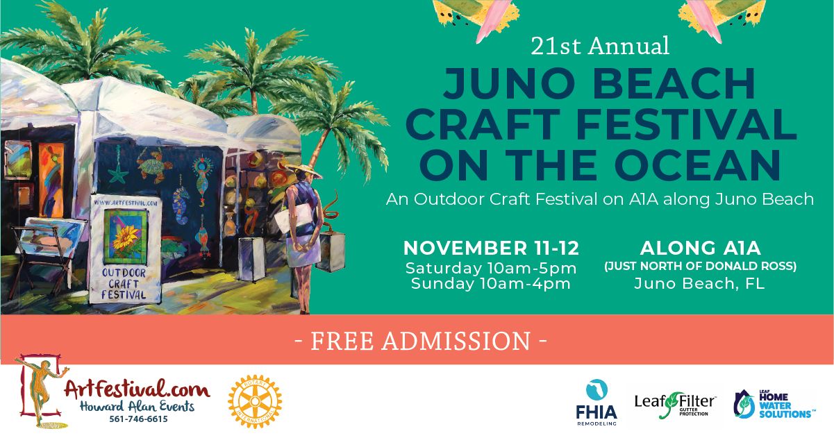 21st Annual Juno Beach Craft Festival on the Ocean, Juno Beach, Florida, United States