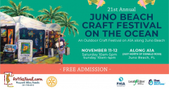 21st Annual Juno Beach Craft Festival on the Ocean