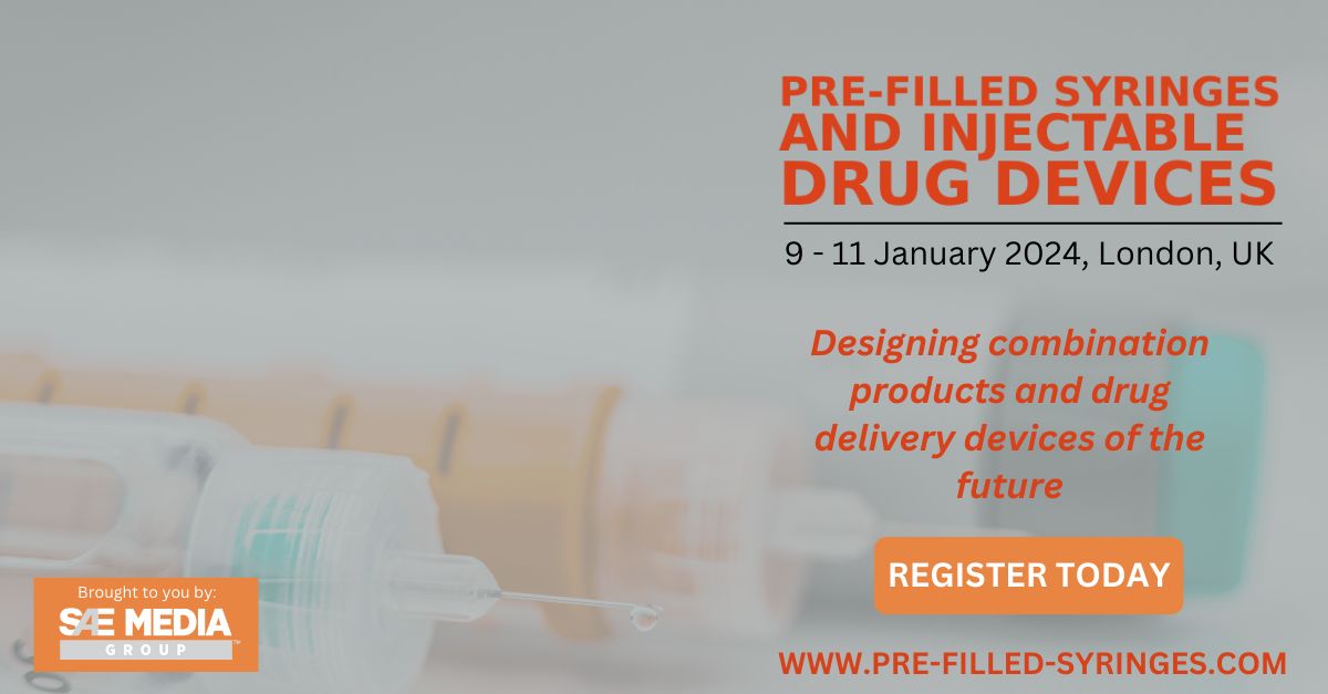Pre-Filled Syringes and Injectable Drug Devices 2024, London, England, United Kingdom