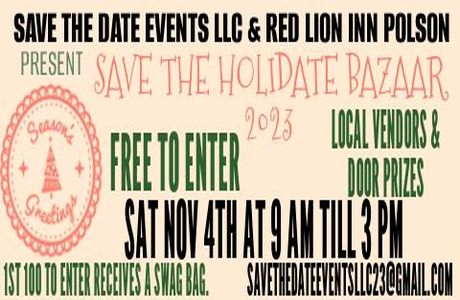 Save The Holidate Bazaar at Red Lion INN Polson By Save The Date Events LLC, Polson, Montana, United States