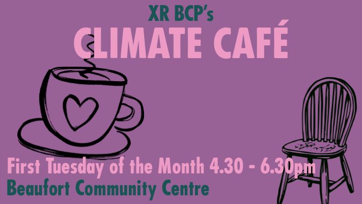 XR BCP's Climate Cafe, Bournemouth, England, United Kingdom