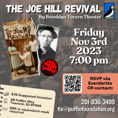 "The Joe Hill Revival" By Brooklyn Tavern Theater