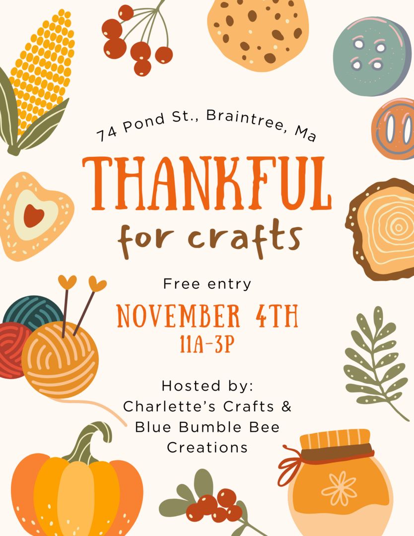 Thankful for Crafts, Braintree, Massachusetts, United States